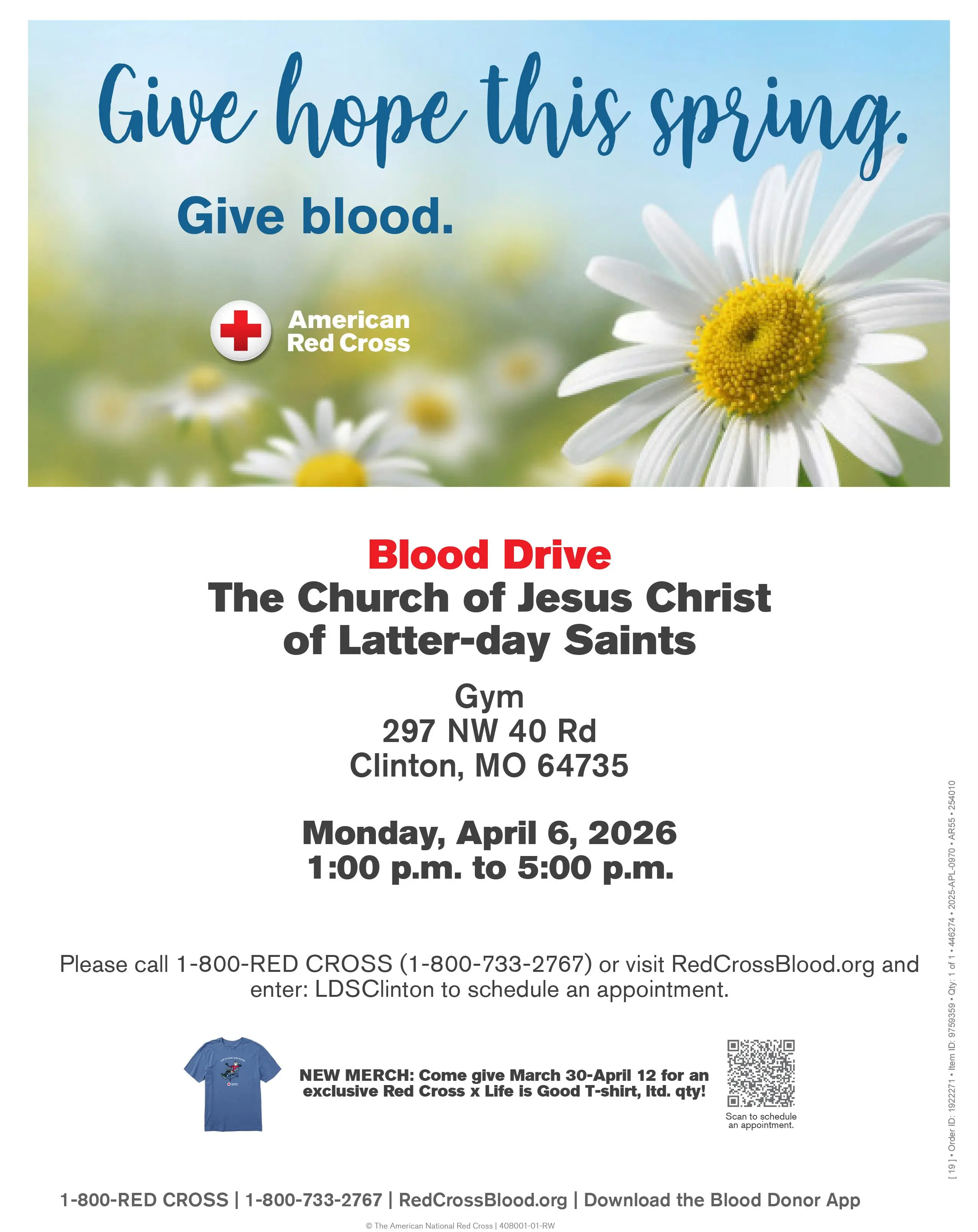 clinton-red-cross-blood-drive