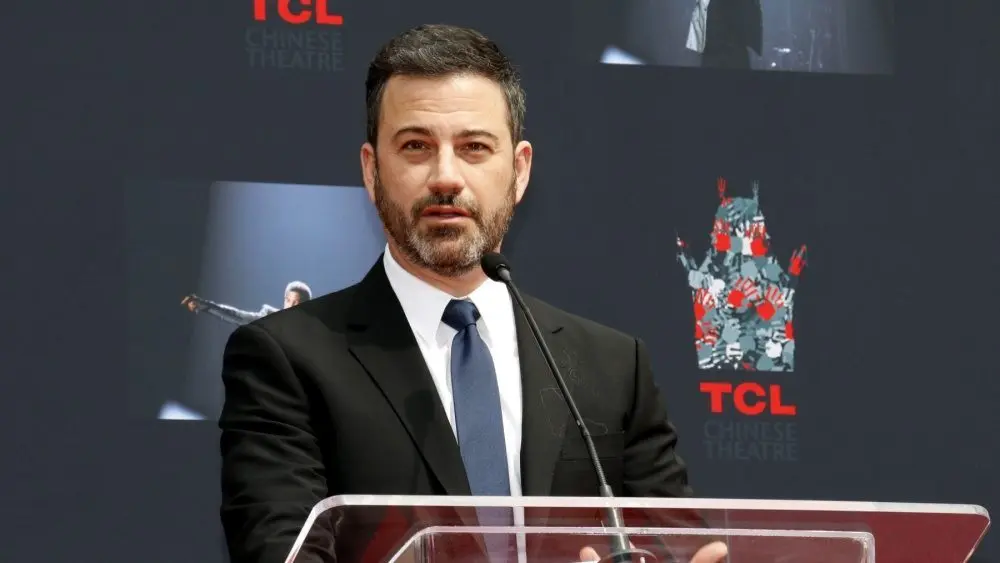 Jimmy Kimmel at Lionel Richie Hand And Footprint Ceremony held at the TCL Chinese Theatre in Hollywood^ USA on March 7^ 2018.