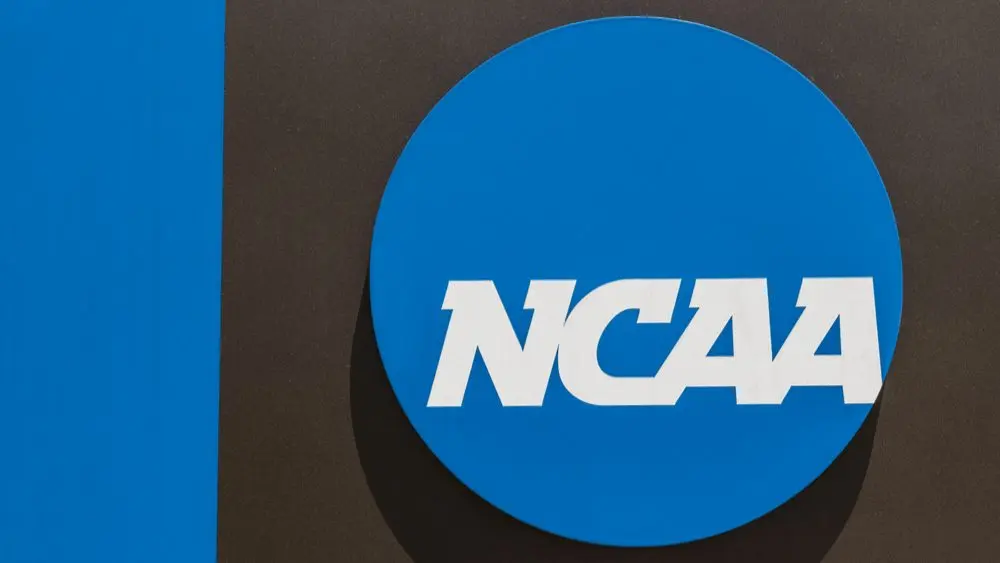 Indianapolis - Circa June 2017: National Collegiate Athletic Association Headquarters. The NCAA regulates athletic programs of many colleges and universities VII