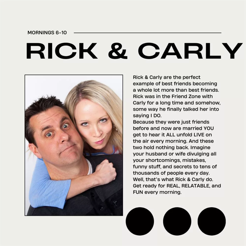 Rick and Carly Bio