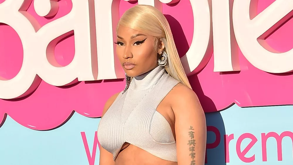 Nicki Minaj arrives for ‘Barbie’ World Premiere on July 09^ 2023 in Los Angeles^ CA