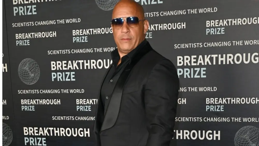 Vin Diesel at the 2023 Breakthrough Prize Ceremony for Science and Mathematics at the Academy Museum LOS ANGELES^ CA. April 15^ 2023