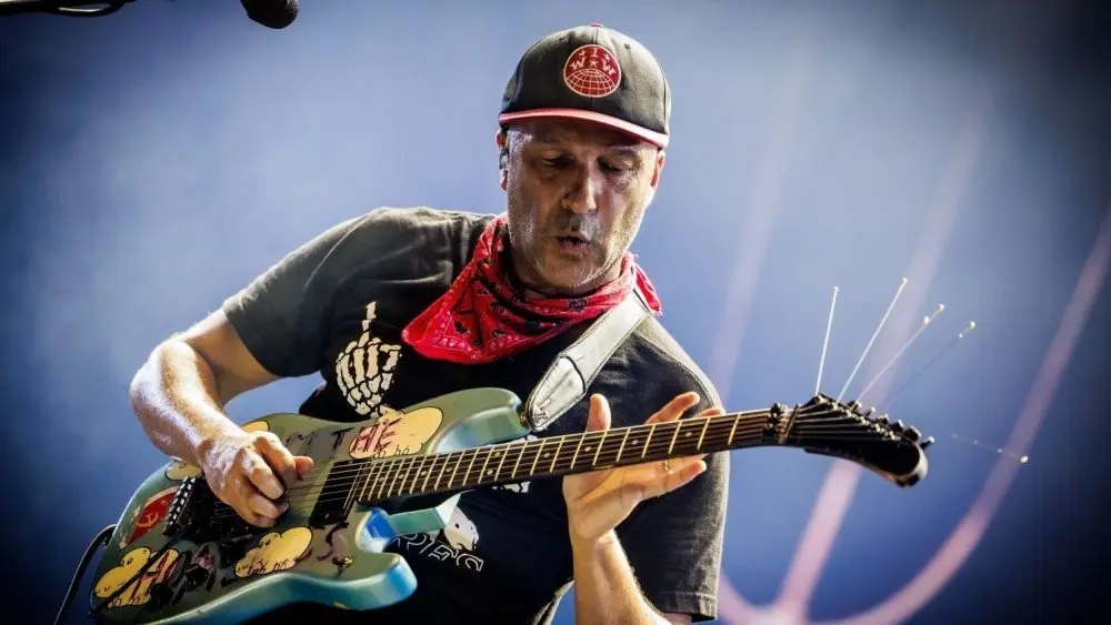 Concert of Tom Morello July 5 2024. Rock Werchter Festival^ Belgium