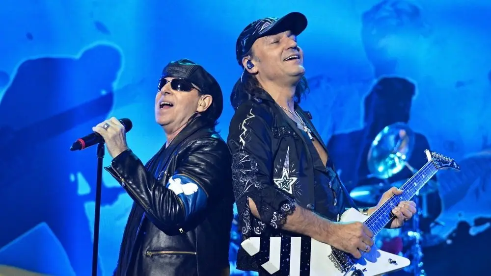 Scorpions rock band gave a concert in the Kyiv Sports Palace within the world tour 50th Anniversary KIEV^ UKRAINE â?? February 19^ 2016