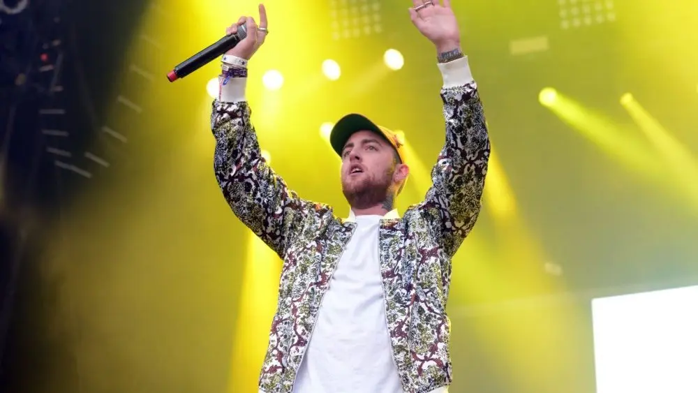 Malcolm James McCormick^ known professionally as Mac Miller^ performs onstage at the 2016 Okeechobee Music and Arts Festival. Okeechobee^ Florida - March 5^ 2016