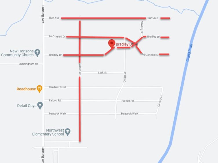 Road closures for Blackman Charter Township subdivision Friday WKHM