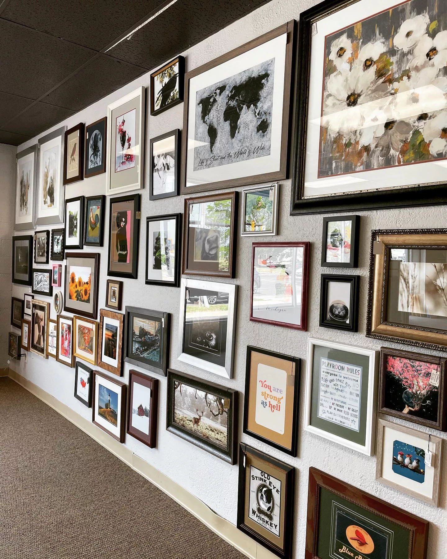Getting Creative with I've Been Framed Custom Framing and Design Center
