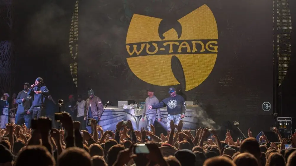 Concert of Wu-Tang Clan -Method Man^ Raekwon^ Inspectah Deck^ U-God^ Masta Killa performing live on stage. EUROPE - 13 OCTOBER^2015