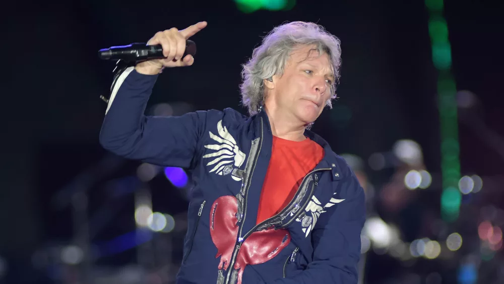 Jon Bon Jovi of the band Bon Jovi at Rock in Rio 2019 in Rio de Janeiro