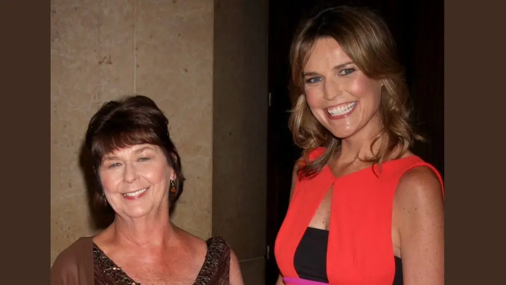 Savannah Guthrie^ with her mother Nancy Guthrie^ arrives at the 37th Annual Gracie Awards Gala at Beverly Hilton Hotel on May 22^ 2012 in Beverly Hllls^ CA
