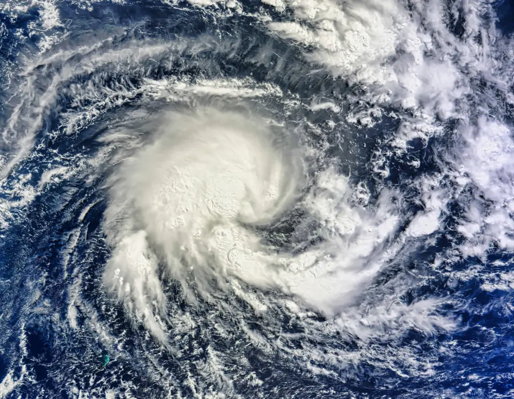 Tropical Storm Imelda. Acquired April 8^ 2013^ this image shows Tropical Storm Imelda over the Indian Ocean. Elements of this image furnished by NASA.