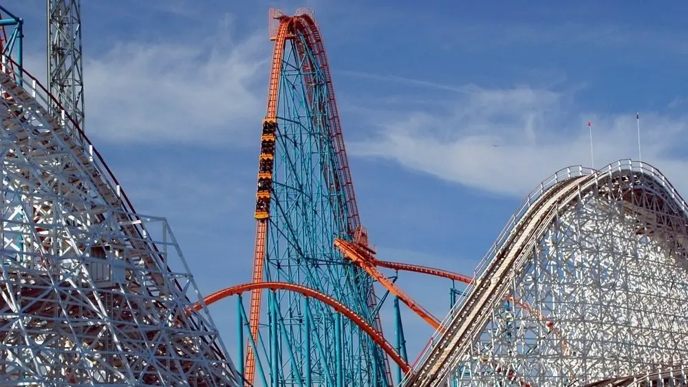 Goliath Roller Coaster Drop