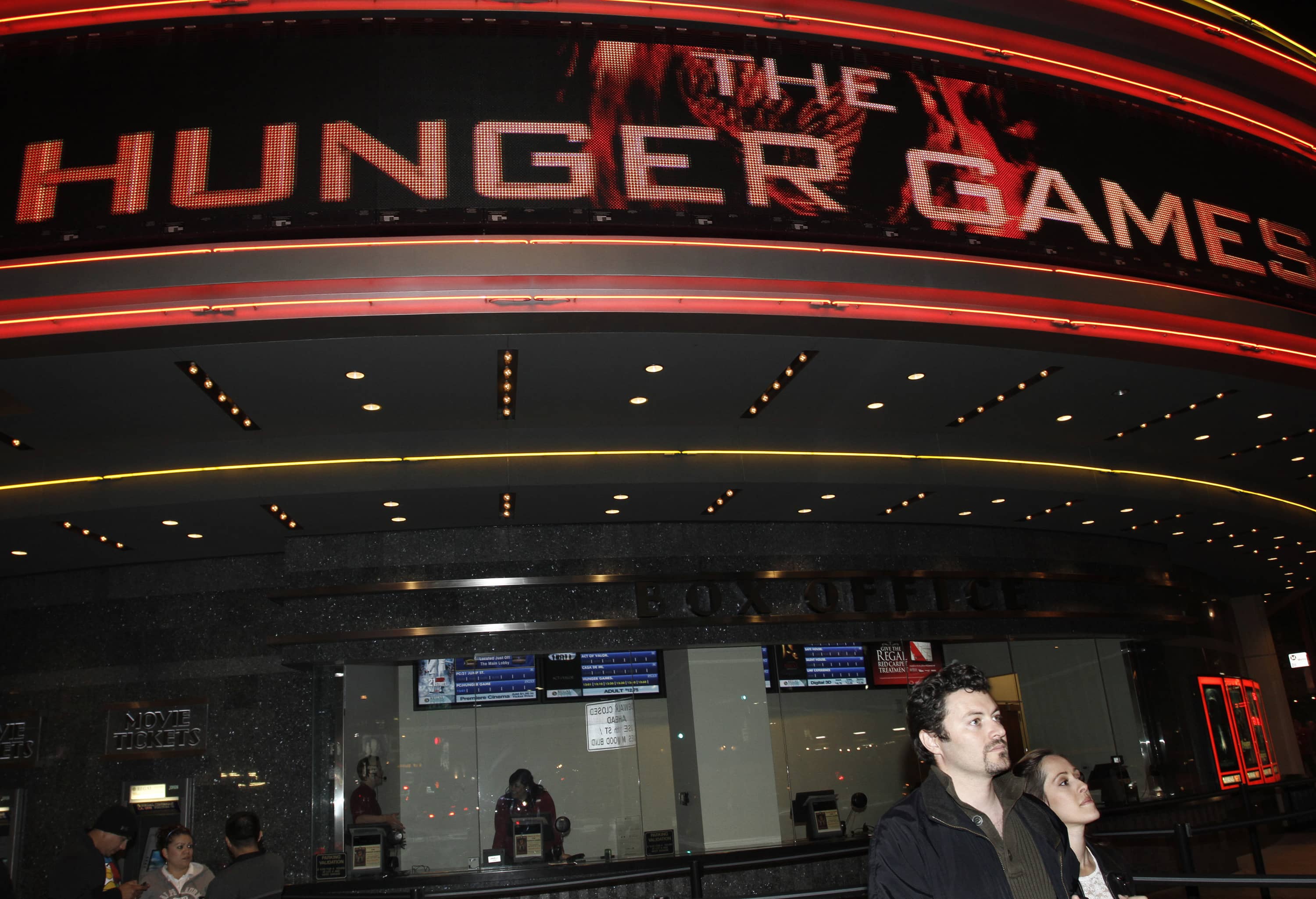 the-regal-cinemas-is-seen-during-the-opening-night-of-the-hunger-games-in-los-angeles