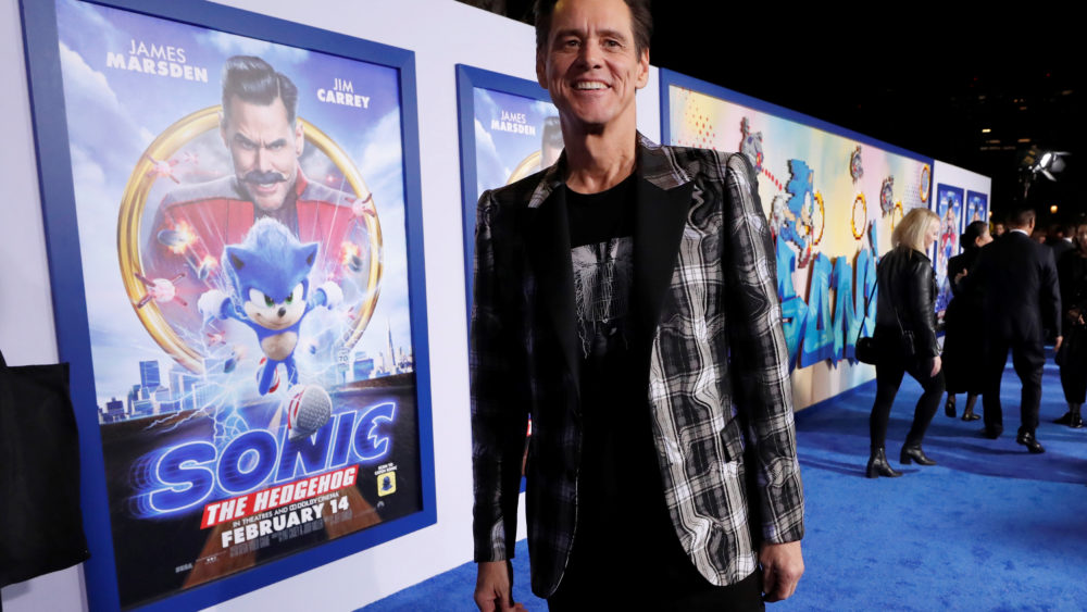 cast-member-carrey-poses-at-the-premiere-of-sonic-the-hedgehog-in-los-angeles