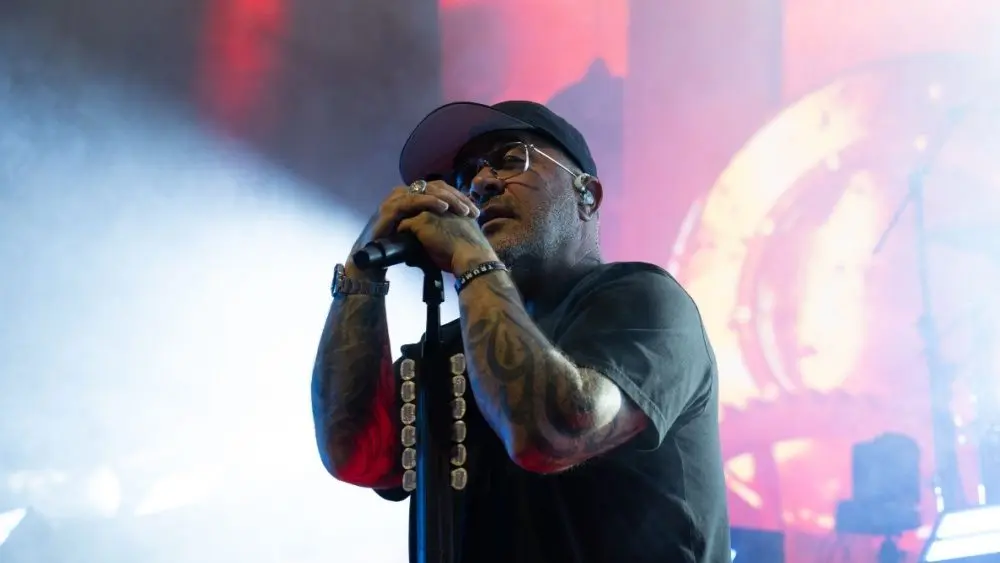Aaron Lewis of Staind performing live at the Pine Knob Music Theater Clarkston^ MI USA - 09-11-2024