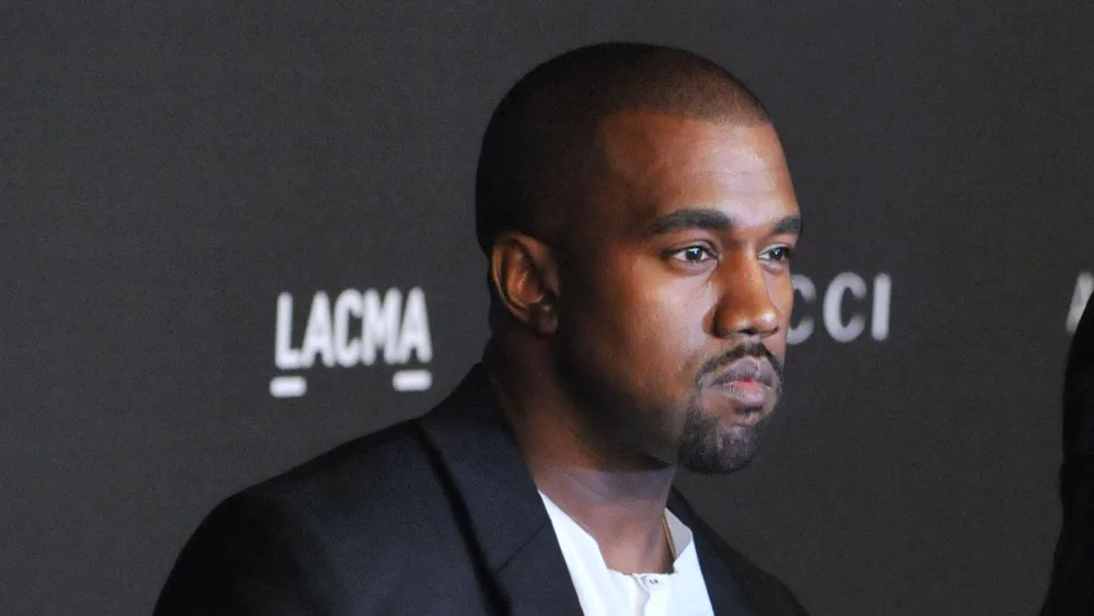 Kanye West at the 2014 LACMA Art+Film Gala at the Los Angeles County Museum of Art.
