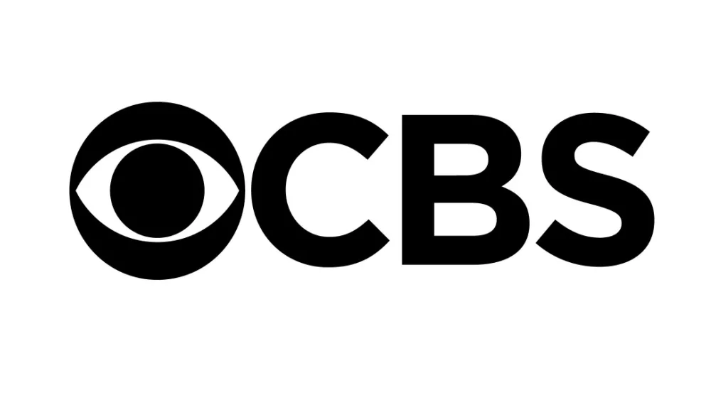 CBS logo. CBS logotype or emblem.