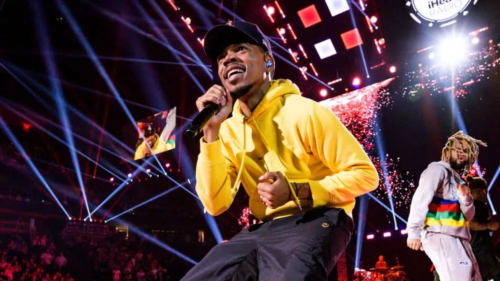 Chance The Rapper performs at the 2019 iHeartRadio Music Festival. Las Vegas^ NV^ USA - September 21^ 2019