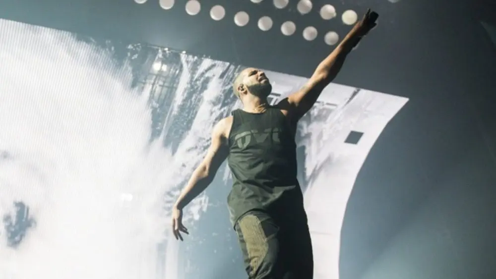 Drake preforms at Joe Louis Arena Detroit^ Michigan - August 16 2016