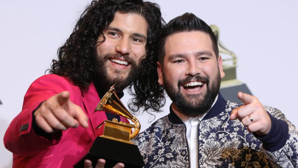 62nd-grammy-awards-photo-room-los-angeles-california-u-s-january-26-2020-dan-shay-pose-backstage-with-their-best-country-duo-group-performance-award-for-speechless