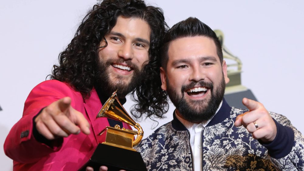62nd-grammy-awards-photo-room-los-angeles-california-u-s-january-26-2020-dan-shay-pose-backstage-with-their-best-country-duo-group-performance-award-for-speechless-2