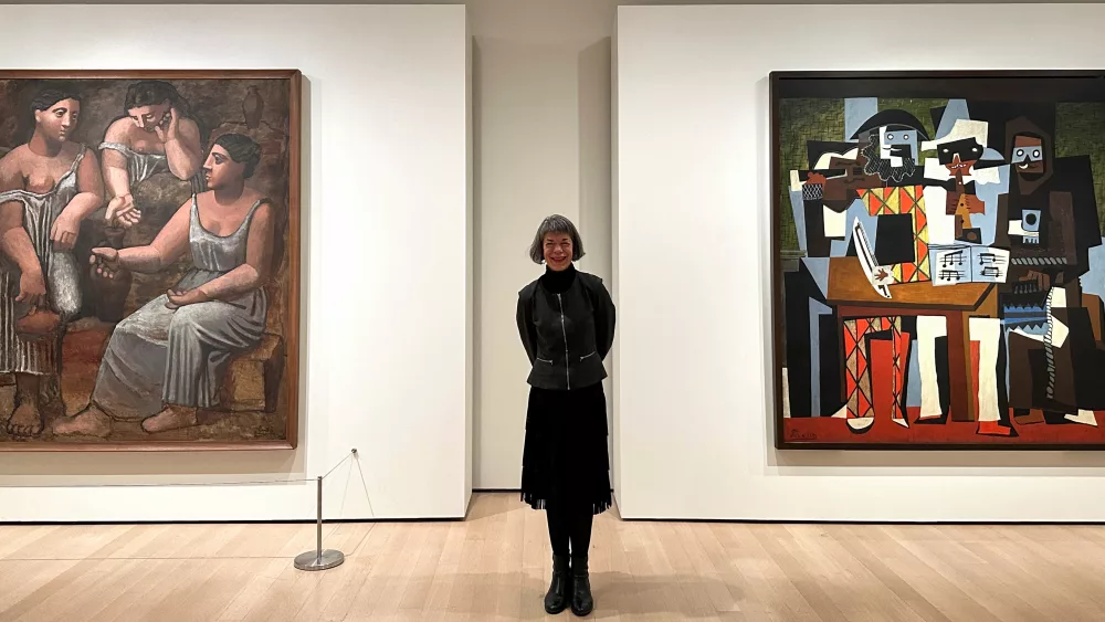 pablo-picassos-three-musicians-and-three-women-at-the-spring-reunited-after-more-than-100-years-at-the-museum-of-modern-arts-picasso-in-fontainebleau-exhibition