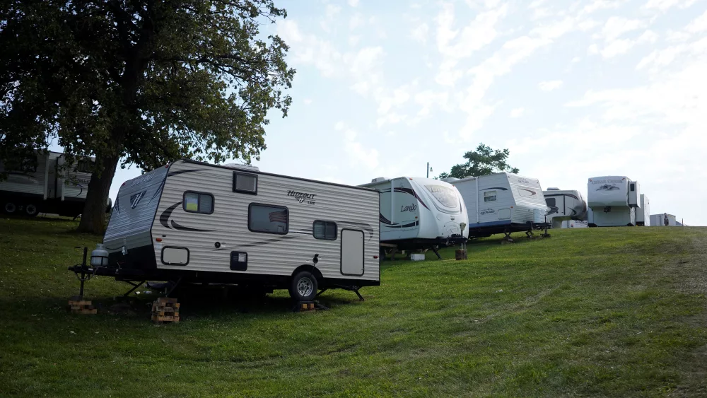 recreational-vehicles-are-seen-in-a-campground-as-people-prepare-for-the-iowa-state-fair-in-des-moines