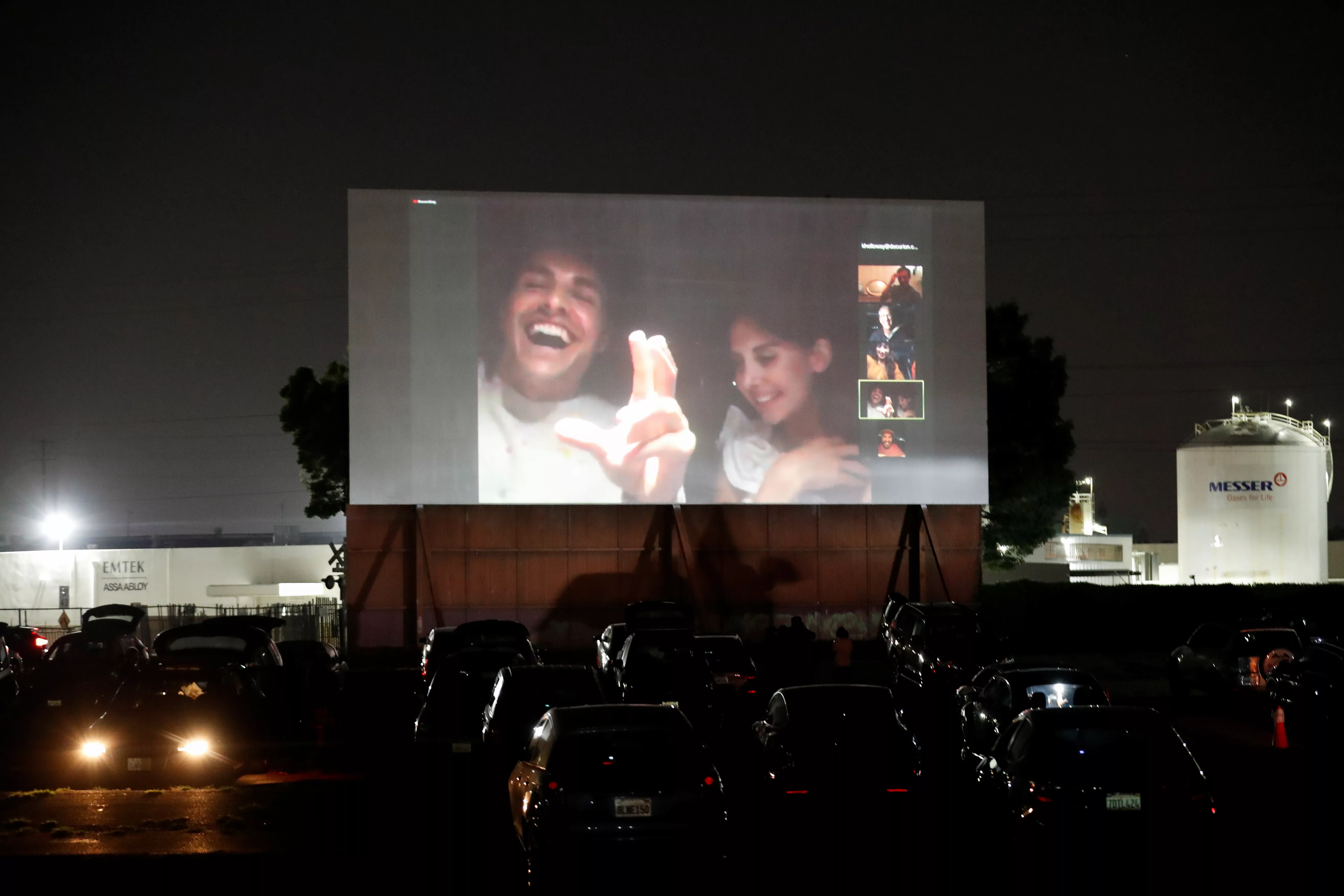 advanced-screening-for-the-movie-the-rental-at-the-vineland-drive-in-movie-theater-in-city-of-industry