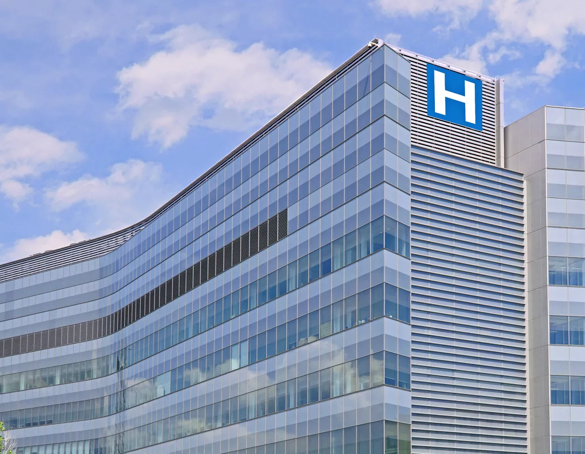 building-with-large-h-sign-for-hospital