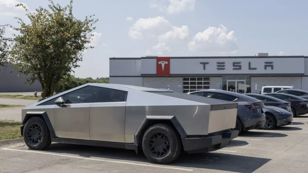 tesla-cybertruck-display-at-a-dealership-tesla-offers-the-cybertruck-with-driving-range-of-up-to-340-miles