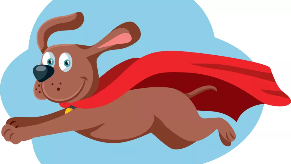 superhero-dog-flying-in-the-sky-vector-mascot-character-design