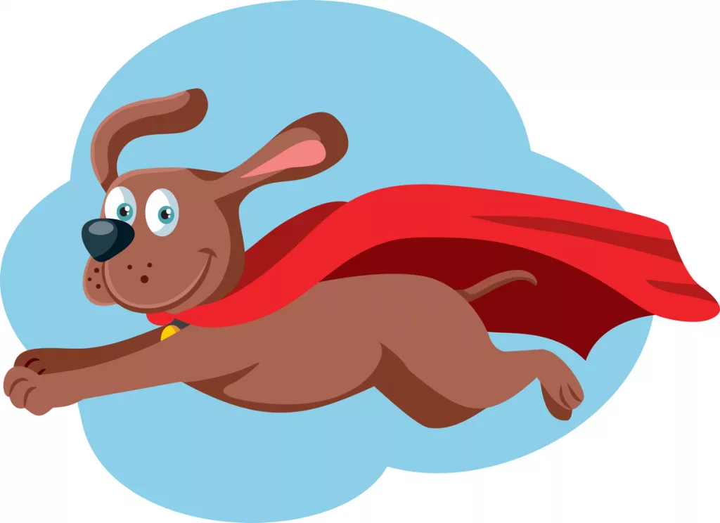 superhero-dog-flying-in-the-sky-vector-mascot-character-design