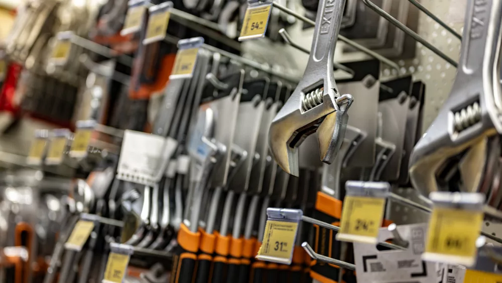 tools-put-up-for-sale-in-a-hardware-store