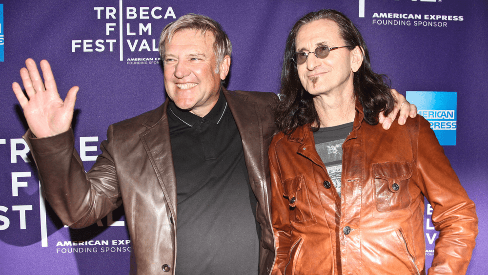 Rush’s Geddy Lee and Alex Lifeson attend Primus’ ‘Farewell to Kings’ show