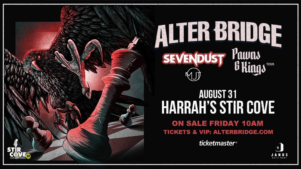 Alter Bridge with Sevendust and MJT - Pawns & Kings Tour — FARGO BREWING  COMPANY