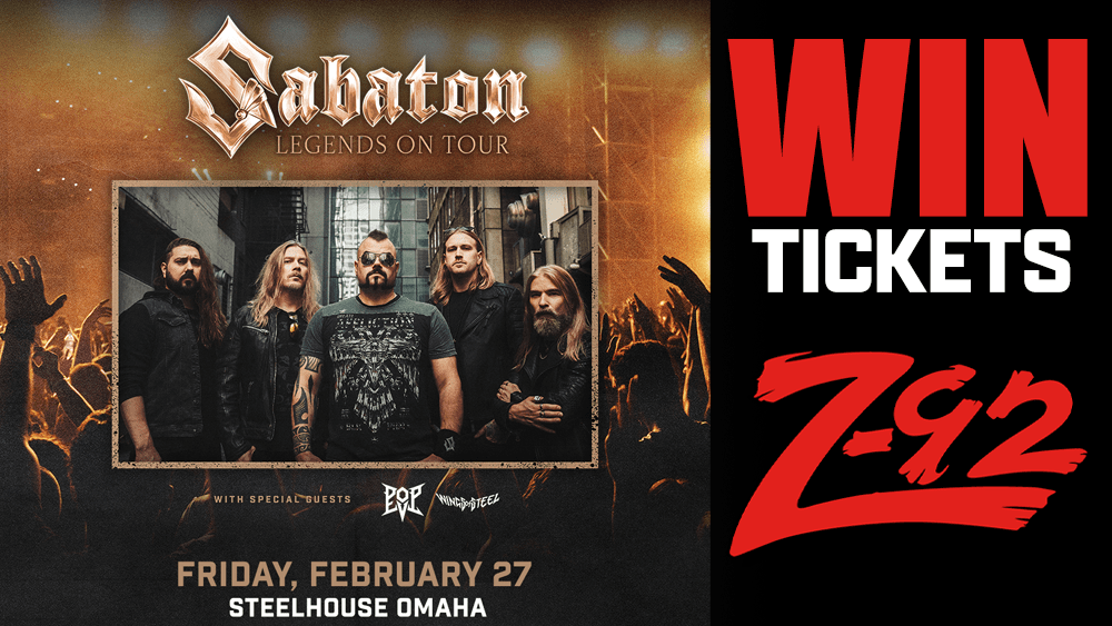 Win Sabaton/Pop Evil Tickets – Z 92