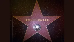 Brigitte Bardot's proposed star on the Hollywood Walk of Fame Los Angeles - October 18^ 2025