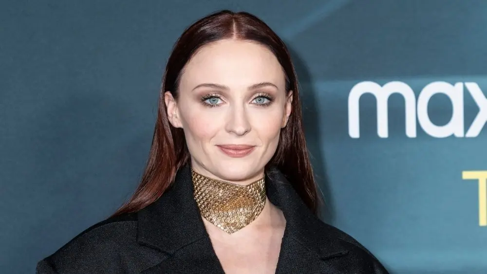 Sophie Turner wearing dress by Louis Vuitton attends 'The Staircase' TV show premiere at MoMA New York^ NY - May 3^ 2022