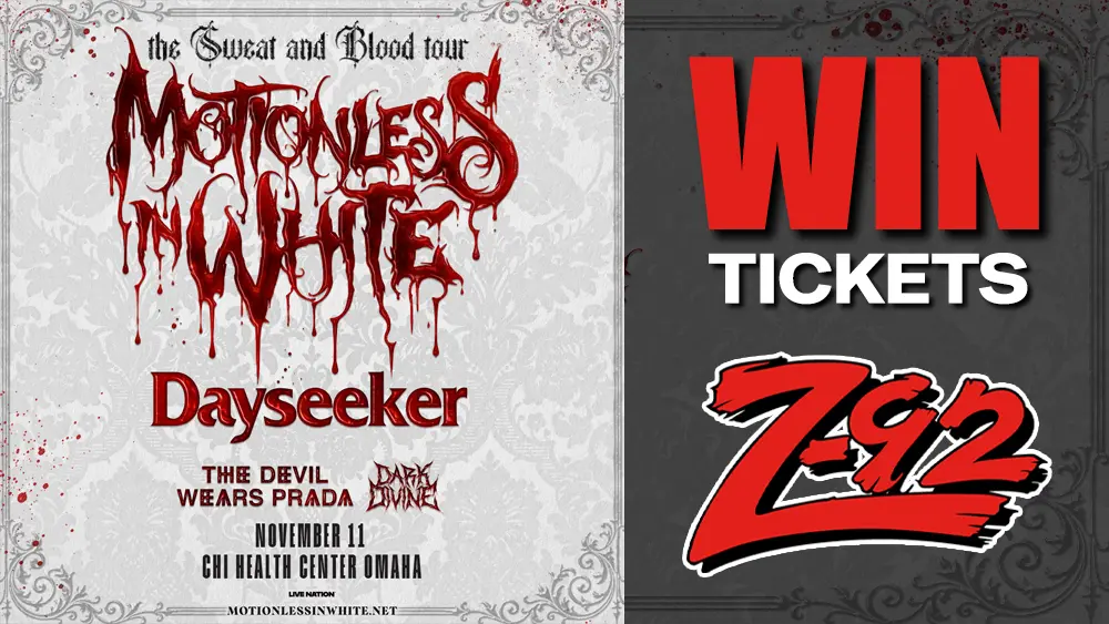 WIN Tickets: Motionless In White – Z 92