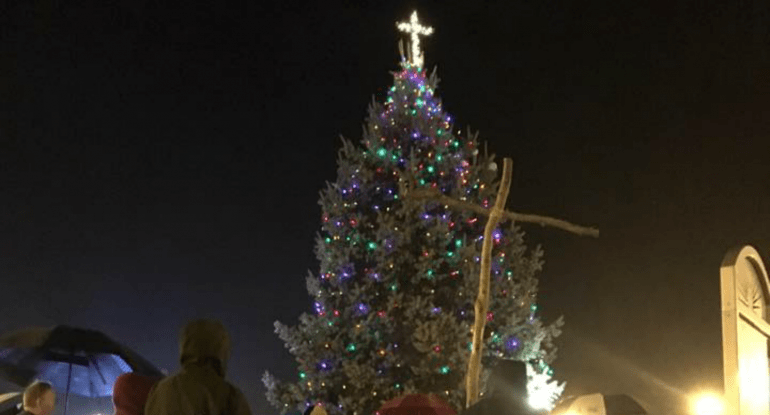 christmas tree cross