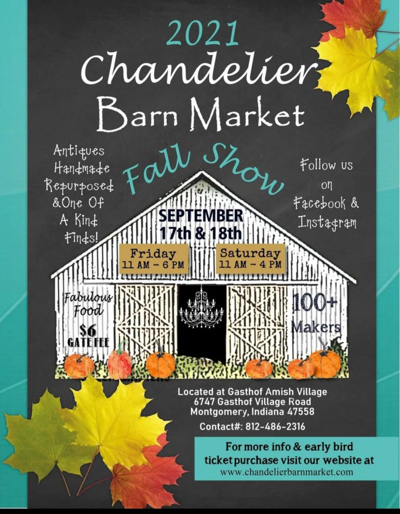 2021 Chandelier Barn Market Classic Hit Memories WAMW 107.9FM