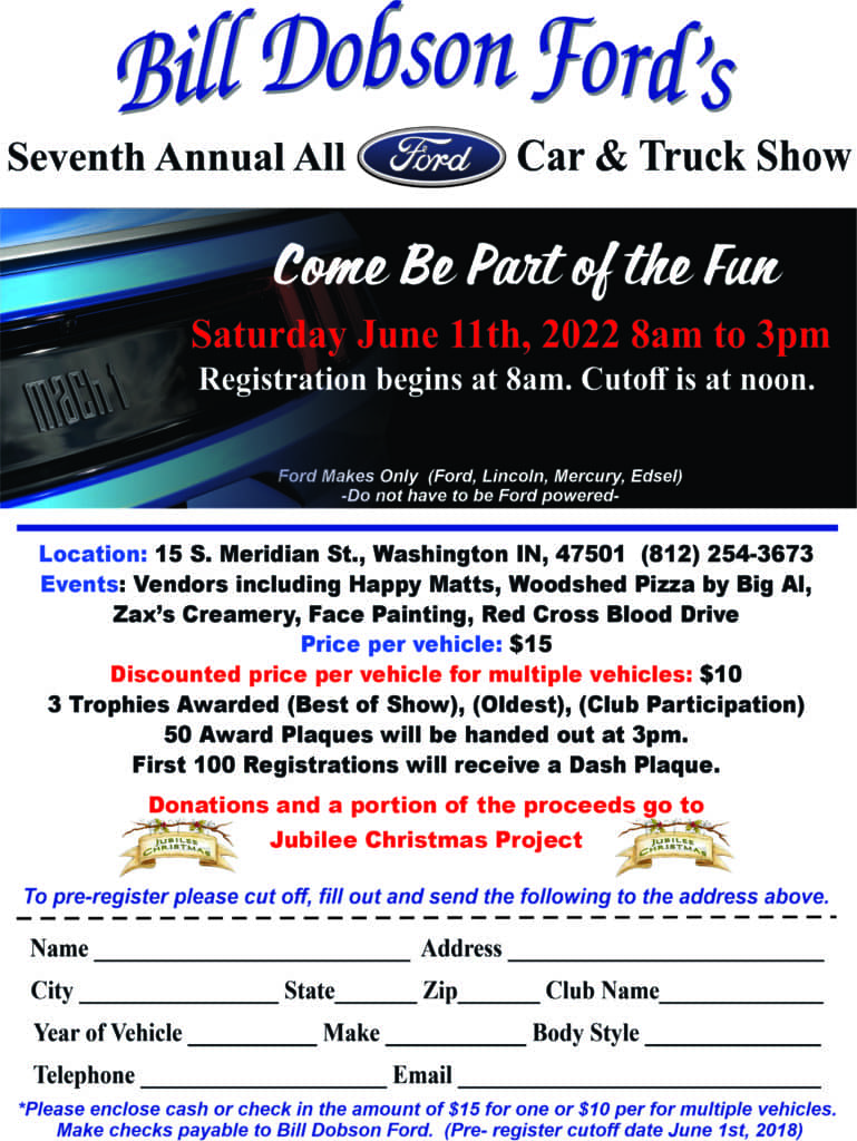 7th Annual Bill Dobson Ford All Ford Car & Truck Show Classic Hit