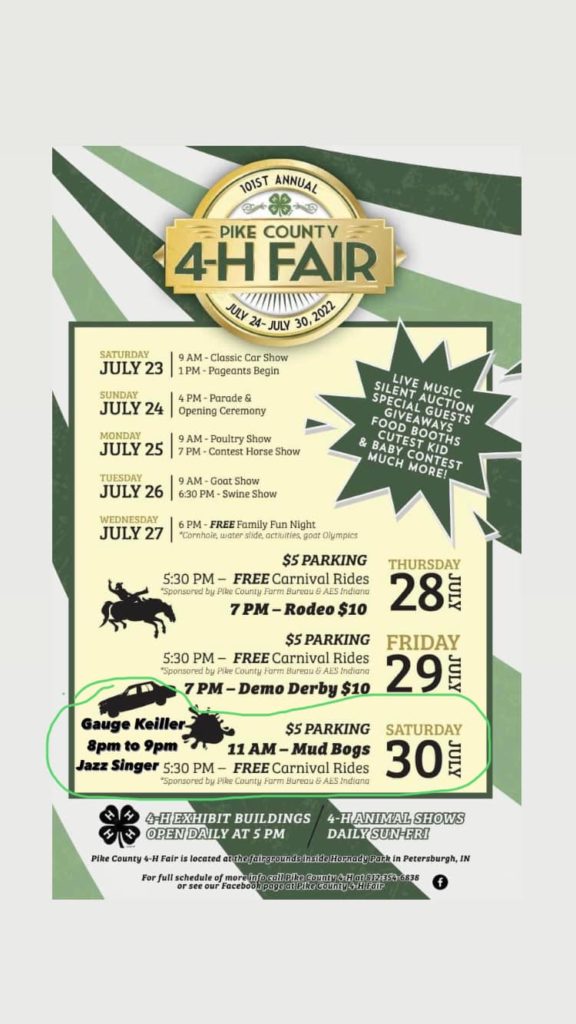 2022 Pike County 4H Fair Classic Hit Memories WAMW 107.9FM