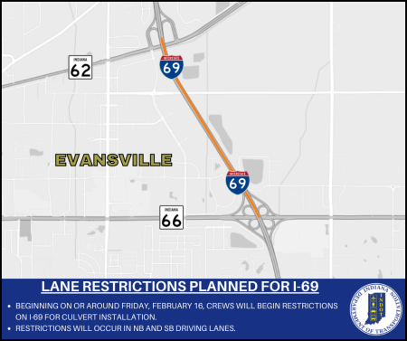 Lane restrictions planned for I-69 in Evansville | Classic Hit Memories ...