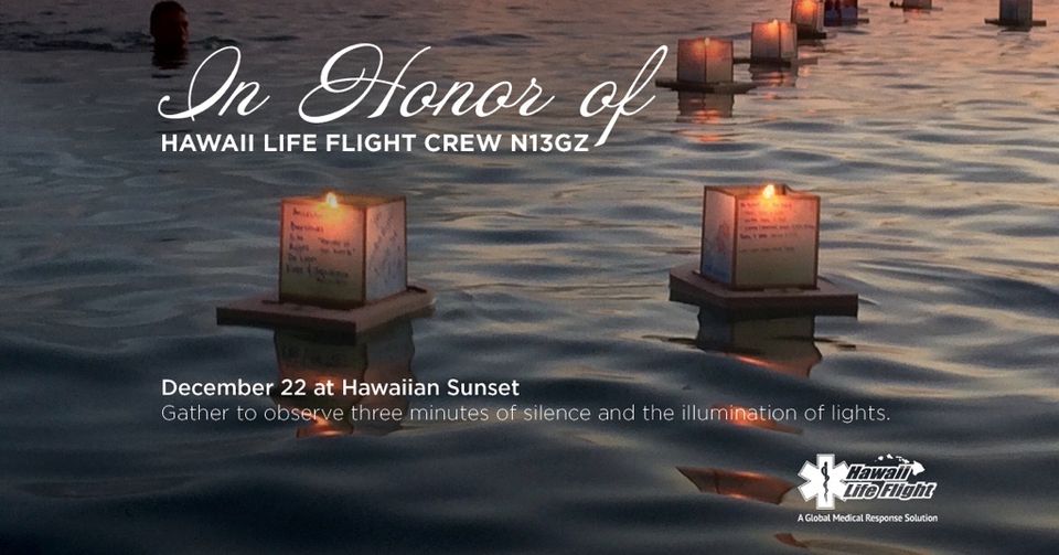 Hawaiʻi Life Flight Honoring Crew Members KPUA