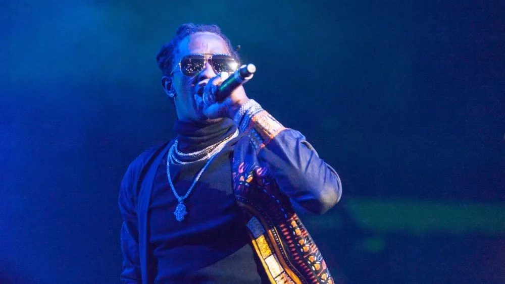 Young Thug performs at the 2nd annual V103 Winterfest on December 10th 2016 at the Philips Arena in Atlanta^ Georgia- USA