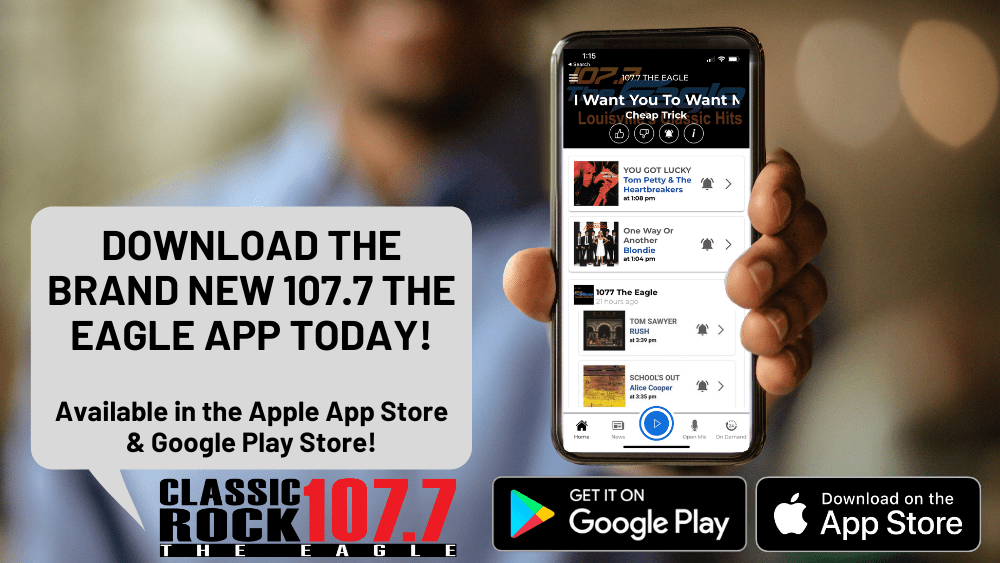 Download the 107.7 The Eagle App!
