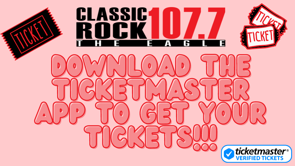 Love winning Tickets from The Eagle? Download the Ticketmaster App!