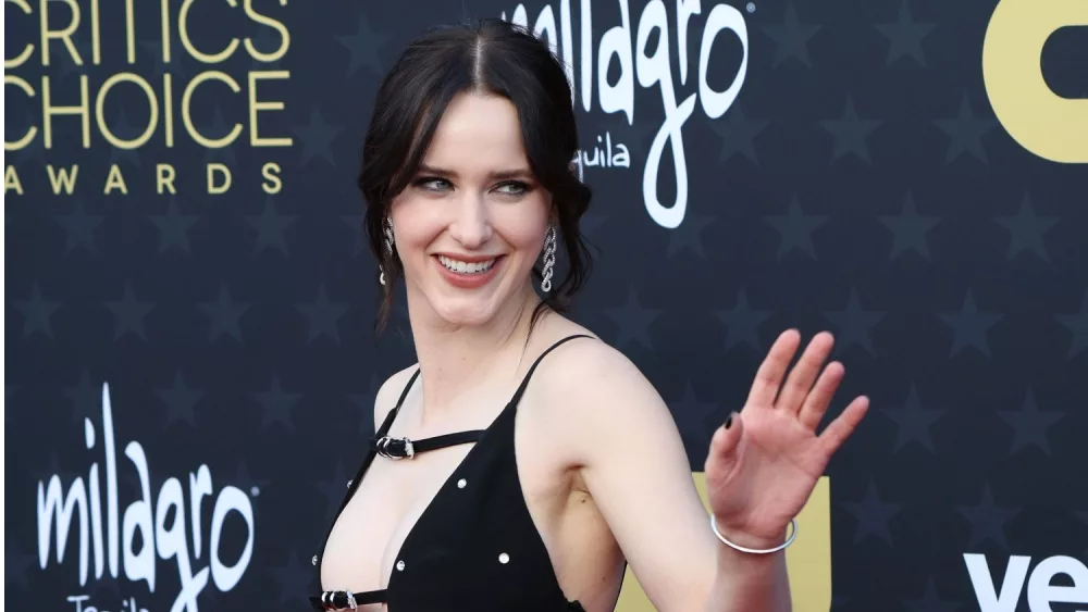 Rachel Brosnahan at the 29th Annual Critics Choice Awards - Arrivals at the Barker Hanger on January 14^ 2024 in Santa Monica^ CA