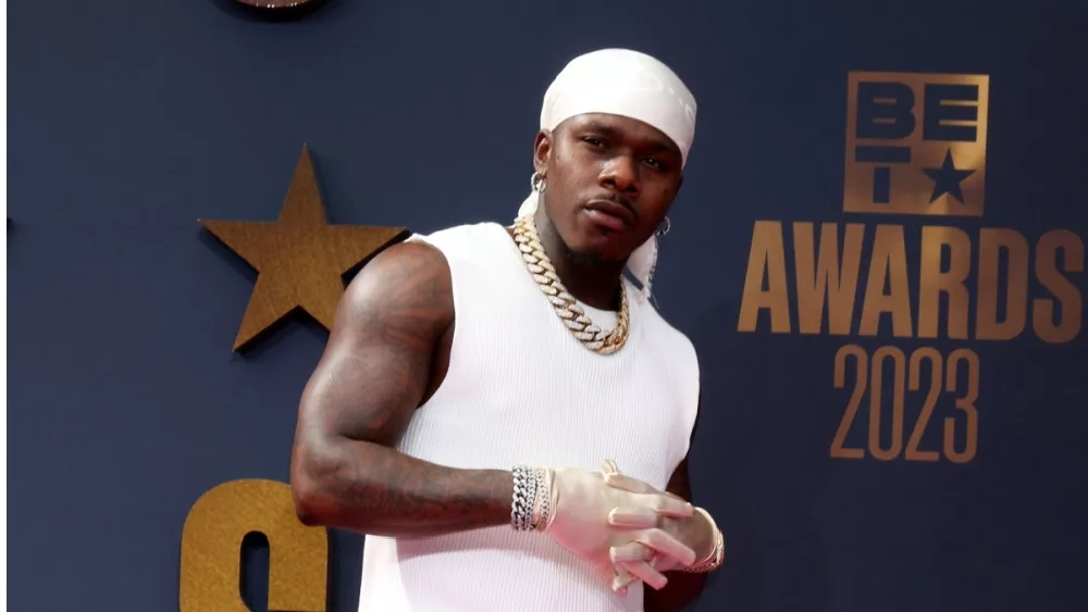 DaBaby at the 2023 BET Awards Arrivals at the Microsoft Theater on June 25^ 2023 in Los Angeles^ CA